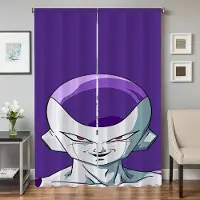 Household supplies MH Fönster Köksgardiner för Vardagsrum 2 Delar Mörkläggningsgardiner Dörrgardin D-dragon ball-l Sovrumsdekoration Avskärmning W50xH70cmx2pcs-CL