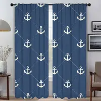 Household supplies MH Ankarfönstergardin för rum 2 paneler avskärmningar gardiner barnrum Halloweendekoration heminredningsgardiner vardagsrum W50xH70cmx2pcs-CL