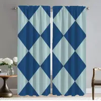 Household supplies MH Moderna vardagsrumsgardiner 2 delar Geometriska mönster Polyester Fönstergardin för rum 2 paneler Heminredningsgardiner Rullgardiner W50xH70cmx2pcs-CL