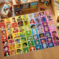 Jacket-pa Disney Färgglad Tecknad Karaktär Sammet Områdesmatta Halkfri Mjuk Idealisk för Vardagsrum Sovrum Perfekt för Utrymmen Designmatta 40X60CM
