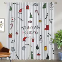 Household supplies MH Jul Tyll för Sovrum Kök Gardiner för Vardagsrum Gardin Heminredning Gardiner 2 Delar Avskärmning Rullgardiner Mörkläggande W50xH70cmx2pcs-CL