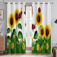 Household supplies MH Svarta Retro Solrosiga Blommiga Alfabetstryckta Gardiner Sovrum Vardagsrum Kök Fönsterdekoration Gardiner 2 Stycken W50xH130(CM)x2PCS&Grommet Top
