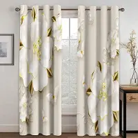 Yiran Furniture Eleganta Vita Blomma Diamant Vintage Fönstergardiner Persienner För Vardagsrum Barn Sovrum Badrum Kök Dörr Heminredning 2 st W65X60H(cm)X2Pcs&Grommet Top gray