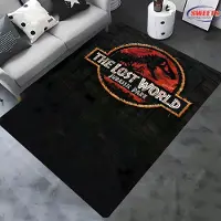 Jacket-pa Nya hyllor! Klassisk Jurassic Park-matta, Val för vardagsrum, sovrum, kontor, barnrum, Halkfri maskintvättbar matta 40x60cm (16x24in)