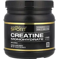 California Gold Nutrition Sport, Kreatinmonohydrat, Smaklös, 454G (1 lb)