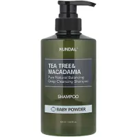 Kundal , Tea Tree & Macadamia Schampo, Baby Powder, 500ml (16.9 fl oz)
