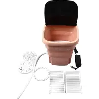 GoolRC 15L Stor kapacitet Bärbar Tvättmaskin Vikbar Kompakt Mini Tvättmaskin för Underkläder orange/rosa