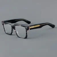 Dote Högkvalitativ Herr Retro Fyrkantig Glasögonbåge Designer Acetat Optiska Glasögon Läsglasögon Presbyopi Presbyopia5.5
