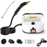 Neoglint Trycksatt tanklös ångrengörare 1500W 100 grader Högtemperaturång på 15 sek 6 justerbara nivåer EU Plug