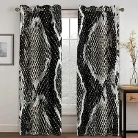 Household supplies MH Gardiner med leopardtryck Mode Djurmönster Fönsterdraperier 2 paneler Modernt Vardagsrum Sovrum Heminredning 50W60H(CM)X2PCS&Rod Pocket