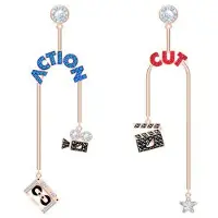 Swarovski Play Roterande Klocka Håltagna Örhängen Damörhängen Flerfärgade 5492812 Multicolor