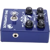 Fishine Bas Kompressor Pedal Tryckpunkt Effekt True Bypass Aluminiumlegeringsskal CP45