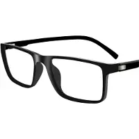 Fable Anti-blått ljus läsglasögon för män Affärs Titan Datorglasögon UV400 Skydd 3.5