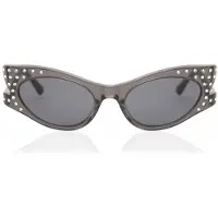 McQ Mq0188s 001 Solglasögon för kvinnor Grey/49 gray