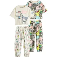 Next Pyjamas 'Hello Kitty' elfenben / gul / grå / rosa