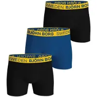 Björn Borg Cotton Stretch Boxers Sweden 3-pack Svart, XL