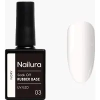 Nailura Rubber Base 10 ml - 03 Ivory