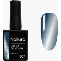 Nailura - Gel Polish 307 - Light Blue Gray - 10 ml