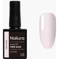 Nailura - Fiber Base - Pale Pink - 10 ml