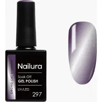 Nailura - Orchid Cat Shimmer Gel Polish 297 - Deep Purple - 10 ml