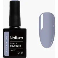 Ginza.se Nailura - Gel Polish 208 - Steel Blue Grey - 10 ml