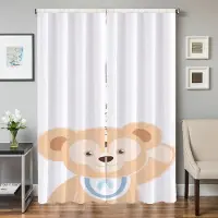 Household supplies MH Heminredning Köksgardiner för Vardagsrum 2 Delar Mörkläggningsgardiner Dörrgardin D-disney-y Avdelare Sovrumsdekoration W50xH70cmx2pcs-CL