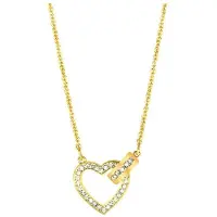 Swarovski Lovely Romantic Hjärthalsband Damhalsband Guld 5405576 Box (Random Color)