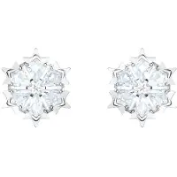 Swarovski Magic Series Snöflinga Rodiumpläterade Örhängen Damörhängen Vita 5428430 Box (Random Color)