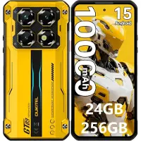Oukitel WP60 5G Mobiltelefon 24GB+256GB 10000mAh 7,2 Skärm 108MP Android 15 gul