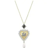 Swarovski Vintage Hjärta Svan Halsband Damhalsband Guld 5452384 Gold