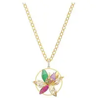 Swarovski Togetherness Hjärtlås Kärlek Guldpläterad Halsband Damhalsband 5561595 Gold