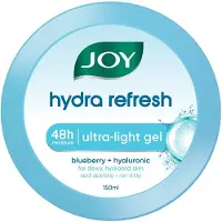 Joy Hydra Refresh Ultralätt Gel 150ml Oljefri Fuktkräm för Fet Hud 48h Återfuktning Ickeklibbig Ansiktskräm