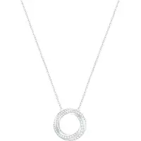 Swarovski Hilt Series Bländande Rund Ring Halsband Damhalsband Silver 5528929 Box (Random Color) white