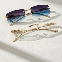 Dote Två par snygga fyrkantiga glasögon för män Trendiga vardagsglasögon Unisex Modeglasögon Hållbara Lätta