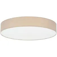 TK Lighting Taklampa Rondo , dimbar, Creme / bärnsten, Sovrum, Textil / tyger / siden, Modern, Taklampa