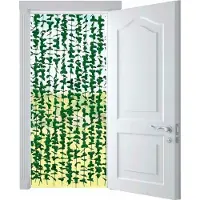 Maximex gardin till dörr, konstgjorda växter blad, 90 x 190 cm