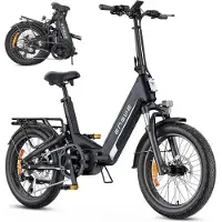 KUKIRIN Elcykel - ENGWE - L20 3.0 Pro - Motor 250W - Batteri 48V 15Ah - Räckvidd 160 km svart