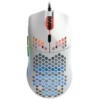 Glorious Model O - (Small) - Matte White - Gaming Mus - Optisk - 6 knapper - 12000 DPI - Hvid m. RGB