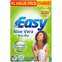 Easy Washing Non Bio Aloe Vera Laundry Detergent Powder - 5100 g