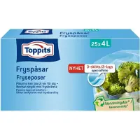 Ginza.se Toppits: Fryspåsar 4L 25st (10st/DFP)