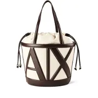 Armani Exchange för kvinnor. XW002607AF22635M6262 Minimalist Canvas väska beige (OSFA), Casual, Polyester
