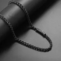 Allbestart Kölkedja Titanstål Halsband Blomkorgskedja Rostfri Kedja Nyckelbenskedja Herr- och Damsmycken 50cm