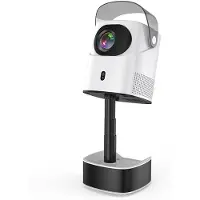 Honor Electronics TS-2 Projektor 1080P Hemmabio Android 9.0 Videoprojektor Stöd för 4K-avkodning 100-tums Skärm EU Plug vit