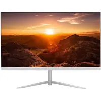 Igeteck 21,5 tums bildskärm 16:10 75Hz 1920x1080 Ultratunn HD VGA DC-port Stationär bildskärm för Industri UK Plug