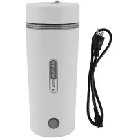 Vestidos Rese Vattenkokare 300W 350ml Rostfritt Stål Automatisk Isolering Bärbar Mini Varmvatten vit