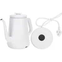 Konnwei Vit Vattenkokare Rostfritt Stål Automatisk Avstängning Elektrisk Kaffevattenkanna