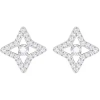 Swarovski Sparkling Dance Utsökt Stjärndesign Kristallörhängen Damörhängen 5364218 Silver