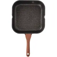 Konnwei Spis Grillpanna Aluminium Induktion Fyrkantig Stekpanna Hem Biff Non-stick Stekpanna L L