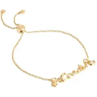 Coach Original Design Armband Parstil Unisex Armband Guld CAD53-GLD F,Gold