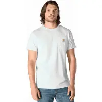 Carhartt Men's Force Relaxed Fit Midweight Short-Sleeve Pocket T-Shirt White